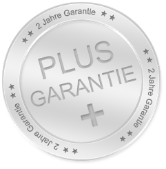 optionale PLUS Garantie - 2 Jahre Gewährleistung